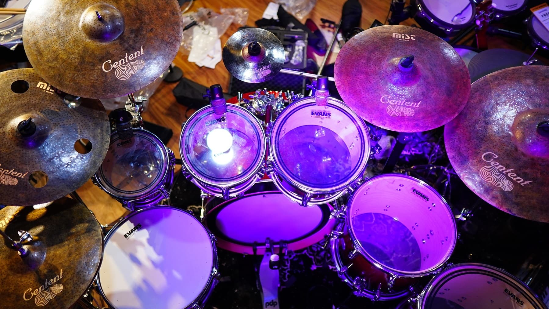 Fragrance Studios — live room with drum kit
